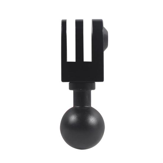 Camera Mount Clamp 360-degree Swivel 17mm Ball Head Magic Arm with Clamp Camera Adapter Clip with 1/4" Thread for GoPro Camera