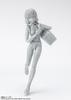 TAMASHII NATIONS Edition DX SET Color 130mm Movable Figure S.H.Figuarts Body-chan -School Life- (Gray Ver.) Approx. PVC&ABS