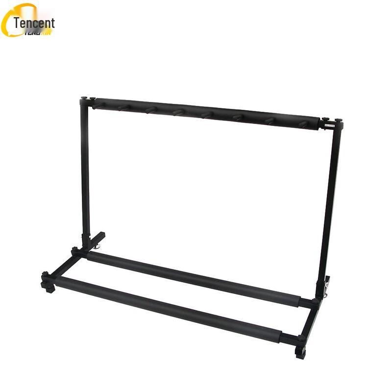 Foldable 7-Guitar Display Stand