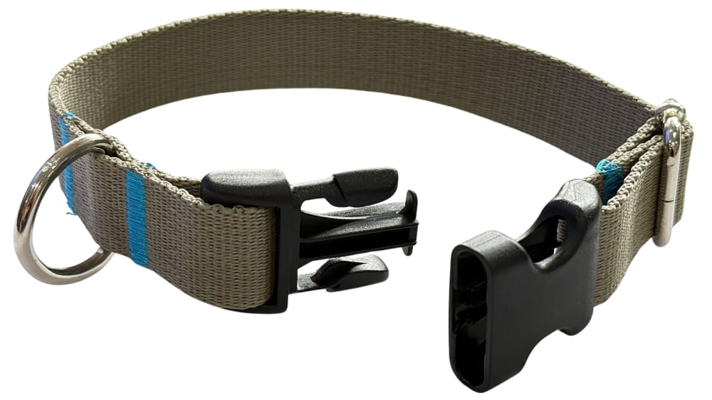 Dog Collar 2 cm with Buckle Adjustable Olive Fasten Dog Collar 2 cm with Buckle Adjustable Olive Fasten XS: 20-28cm