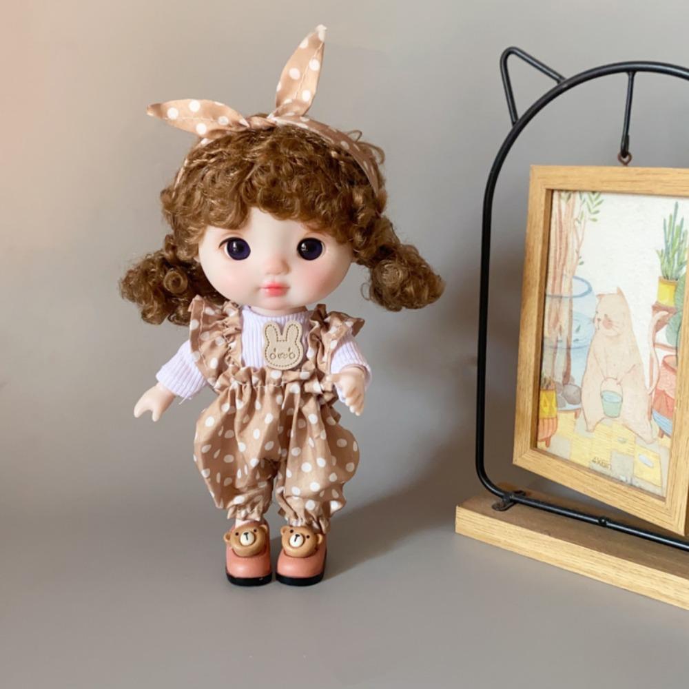 DIY 1/6 BJD Skirt Handmade Doll'S Overall Fashion 30cm Doll Clothes  Kids Gift