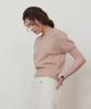 STEP AROUND Alpaca V-Neck Half Knit_Pink