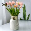 Simulated Tulip 37cm Artificial Tulip Faux Silk Fake Tulip Flower Bulk for Vase Wedding Home Decor Spring Parties Mother's Day Gift