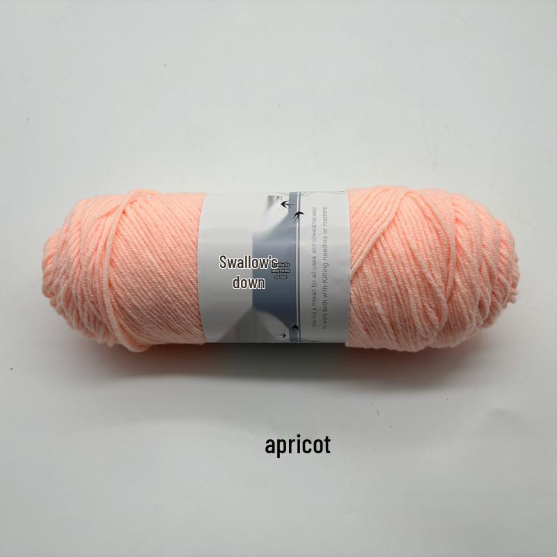 Large Skein 5-Ply Milk Cotton Yarn: Luxurious Plush for Doll Making & Seat Cushions, Available in 80 Colors