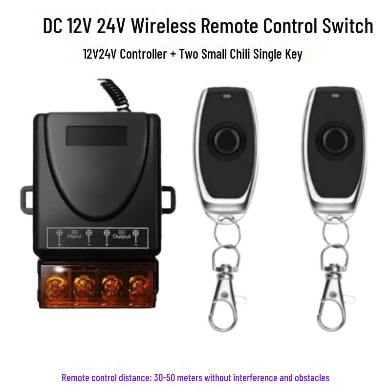 Multi-Voltage Wireless Remote Control Switch for Water Pumps and Electric Vehicle Lighting