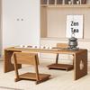 Foldable Tatami Coffee Table - Low Bamboo Floor Table
