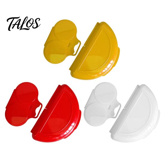 Plastic Egg Poaching Mold 2Pcs/Set Poacher Omelet Pan, Non-Stick Breakfast Cup with Handle Cooker, Microwave Maker for Easy Quick Cooking Fast