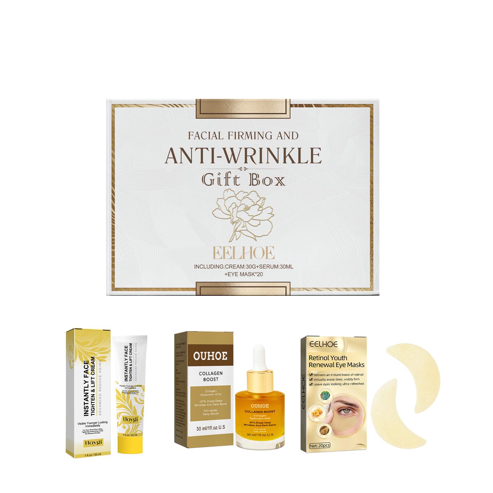 

EELHOE Подарочный набор для ухода за кожей лица Увлажнение Гидратация Омоложение кожи лица вокруг глаз Набор аппликаторов для ухода за кожей