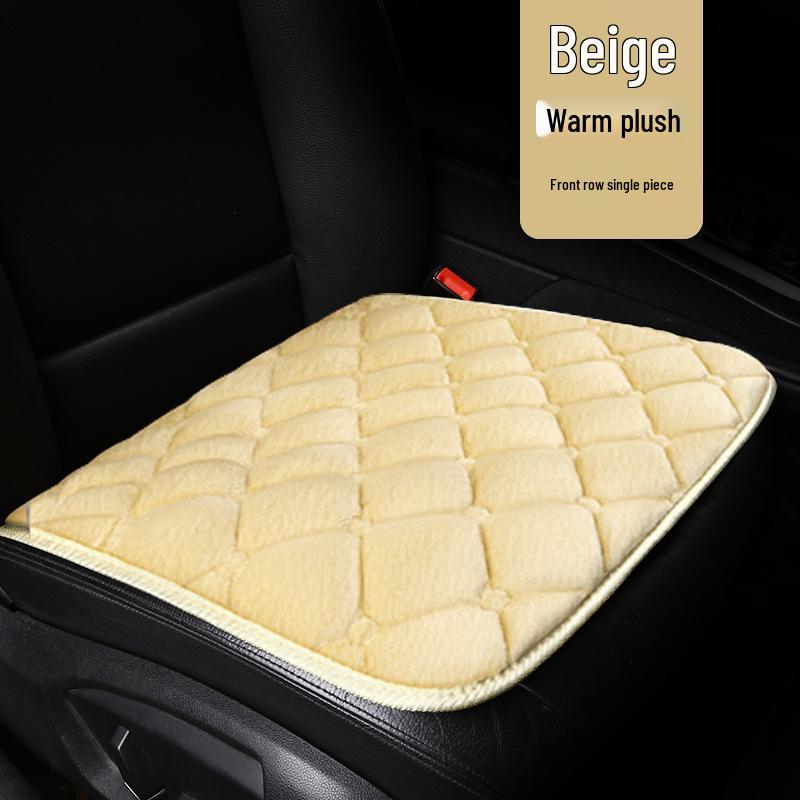 Winter Heated Wool Car Seat Cushion for Drivers