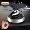 Solar-Powered Rotating Helicopter Car Air Freshener with Light Sensor