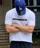 HUMMER Signature Lettering Logo Air Cool Functional Short Sleeve T-Shirt White