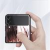 Luxury Case For Samsung Galaxy Z Flip 4 3 5G Black PC Hard Phone Cases Fashion Back Cover ZFlip Funda Anime Tokyo Ghoul Shell
