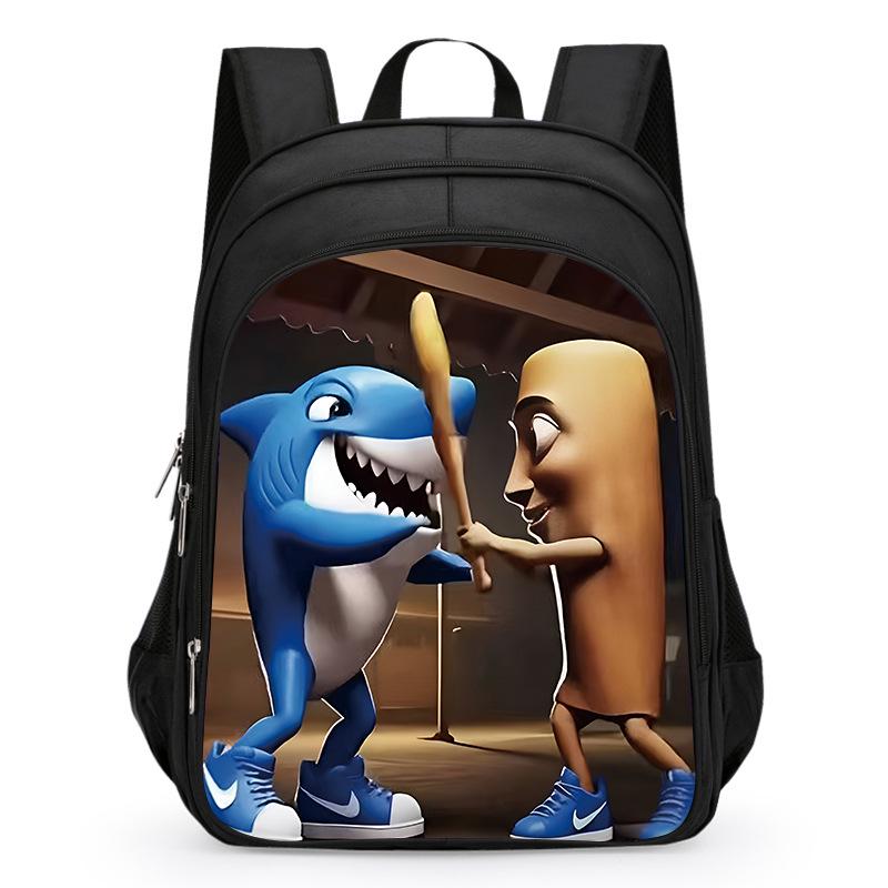 Drewniany Patyczak Plecak AI dla Chłopców, Klasy 1-3