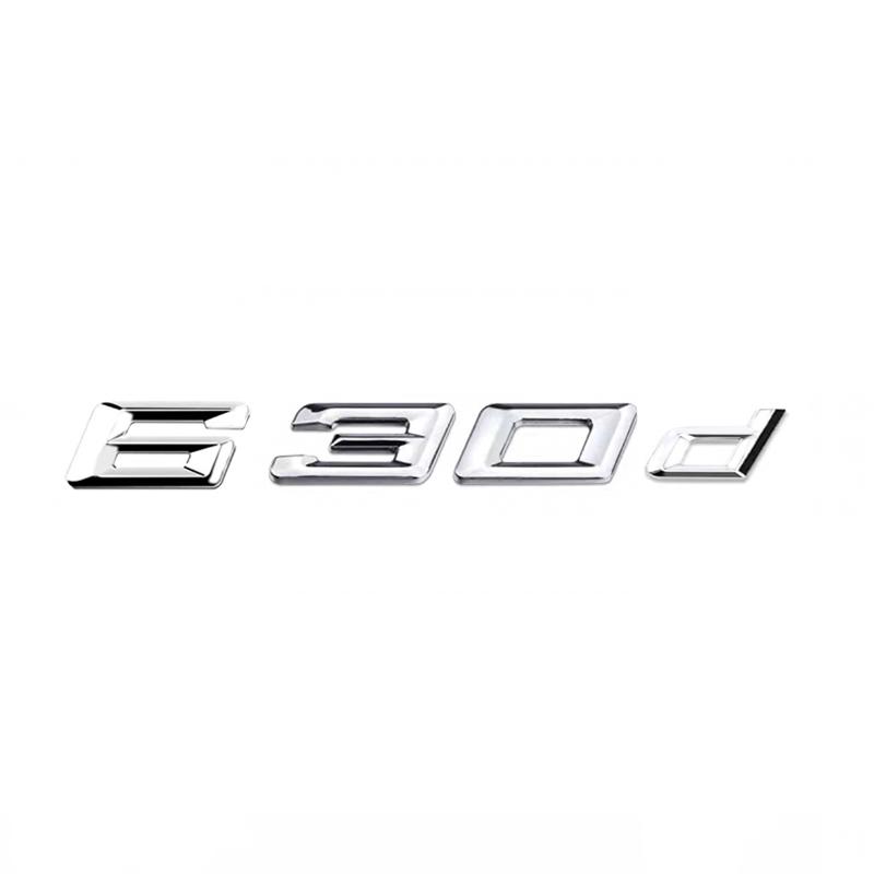 Auto 3D ABS Kofferraum Buchstaben Logo Plakette Emblem Styling Aufkleber Für BMW 6er Serie 620d 630d 640d E63 E64 F06 F12 F13 G32 tv2