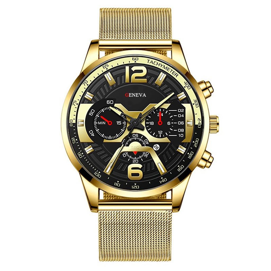 Mens Leather Business Fashion Watch Strap Watch For Gift Giving