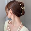 Pinces à cheveux creuses en métal pour femmes et filles, pinces à cheveux en forme de cœur irrégulier, accessoires de fête tendance, couvre-chef à breloques