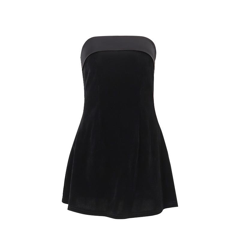 Women's Backless Off-Shoulder Bodycon Bandeau Dress