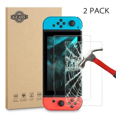 Bildschirmschutz - Nintendo - Switch 2017 - Gehärtetes Glas - 2er-Pack - Transparent