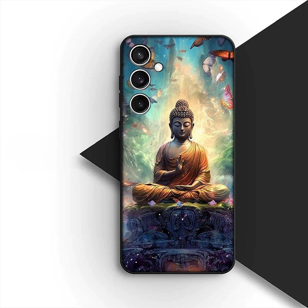 Cover for Samsung Galaxy S20 S22 S21 FE Ultra Plus A07 A17 A15 A16 A25 A57 A37 Casing Silicone Phone Case Lord Wallpaper Buddha