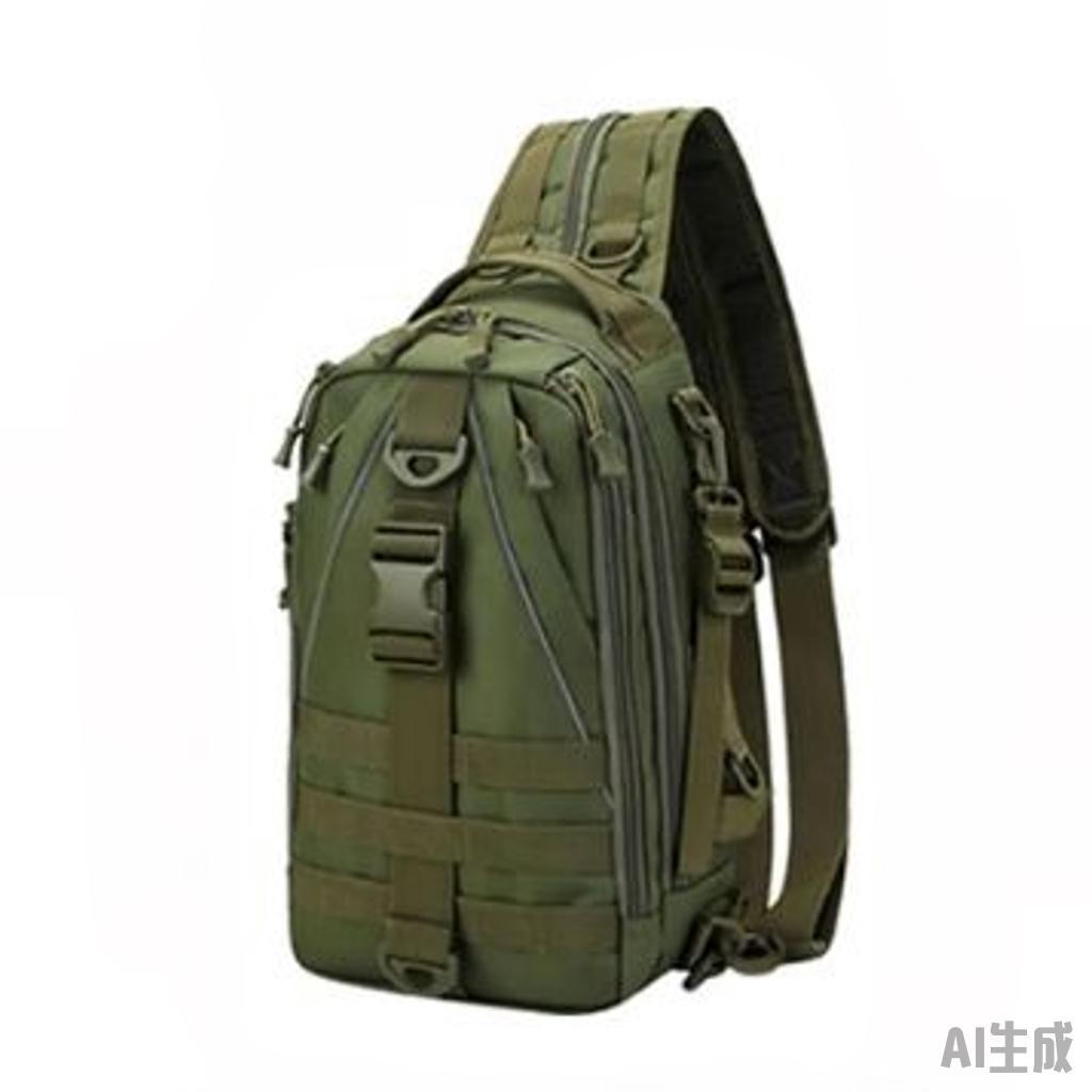 Mens Fanny Pack, Tactical Backpack Outdoor Chest Bag Shoulder Pack Hiking Climbing Shoulder Bags Hunting Daypack Single/Double S