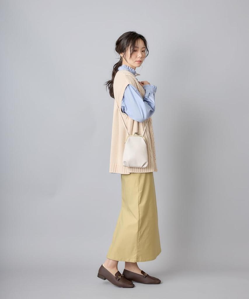 Mini shoulder bag with snap closure for black [Legat Largo] LG-V0124 women,