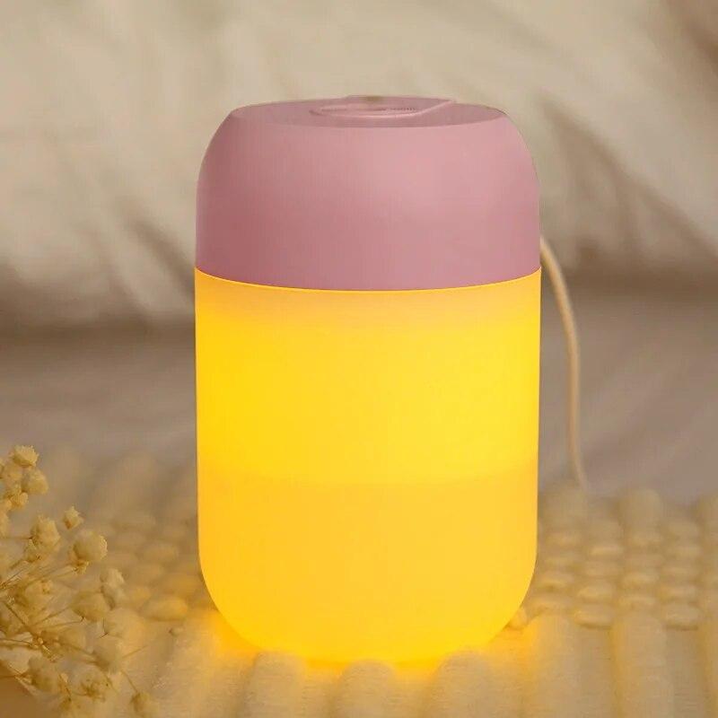 Air Humidifier Ultrasonic Mini Aromatherapy Diffuser Portable Sprayer Usb Essential Oil Atomizer Led Lamp For Home Car