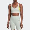 adidas Yoga Training Medium Support Sports Bra Women Underwear Linen-Green HM6392