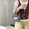 Vintage Inspired Colorful Polka Dot Handheld Tote Bag Elegant Design For Everyday Chic