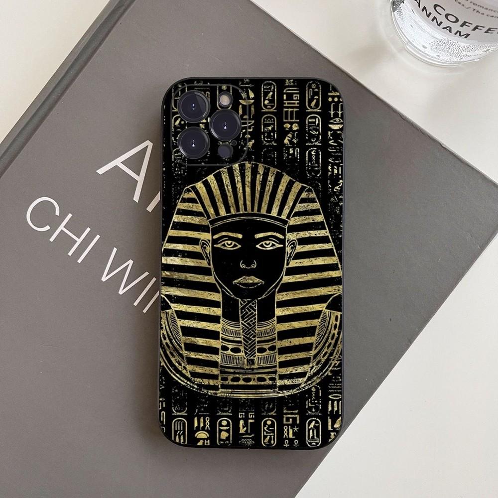 Egypt Nefertiti Anubis Ankh Phone Case For iPhone 15 14 11 12 13 Mini Pro XS Max Cover 6 7 8 Plus X XR SE 2020 Funda Shell