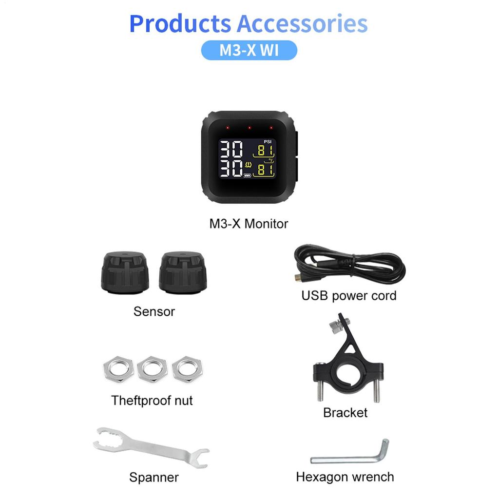 Tire Pressure Gauge Multifunctional Portable Meter Digital Pressure Gauge For Auto Truck Vehicle Automotive Repair Road Trip