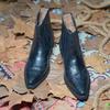 Bottes de cowboy décontractées à bout pointu pour hommes, antidérapantes, brodées, à talons bas épais, bottines western formelles rétro pour hommes