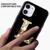 Letter Alphabet Case For Apple IPhone 18 11 13 12 Pro 7 XR X XS Max 8 6 6S Plus 5 5S SE 2020 13Pro Black Phone Cover Capa