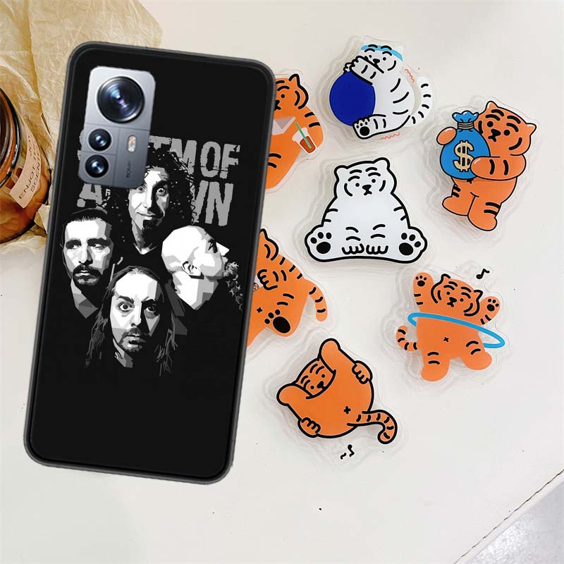 System Of A Down Phone Case For Xiaomi Poco X6 X5 F6 F5 Pro 5G X4 F4 GT X3 NFC M5 M5S Mi F3 F2 F1 M4 M3 M2 Pro Cover Capa