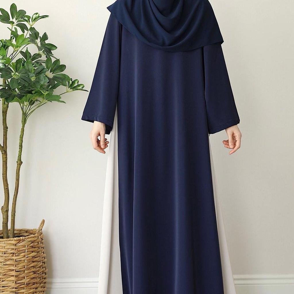 Stylish Ethnic Color Block Dress - Breathable, Comfortable Fabric