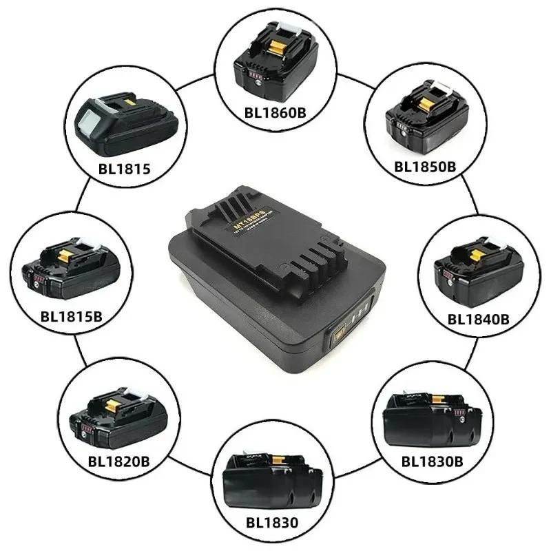 Battery Adapter for Dewalt/Milwaukee/Makita 18-20V Batteries Converting To for Black&Decker/Porter&Cable/Stanley 18-20V Tools