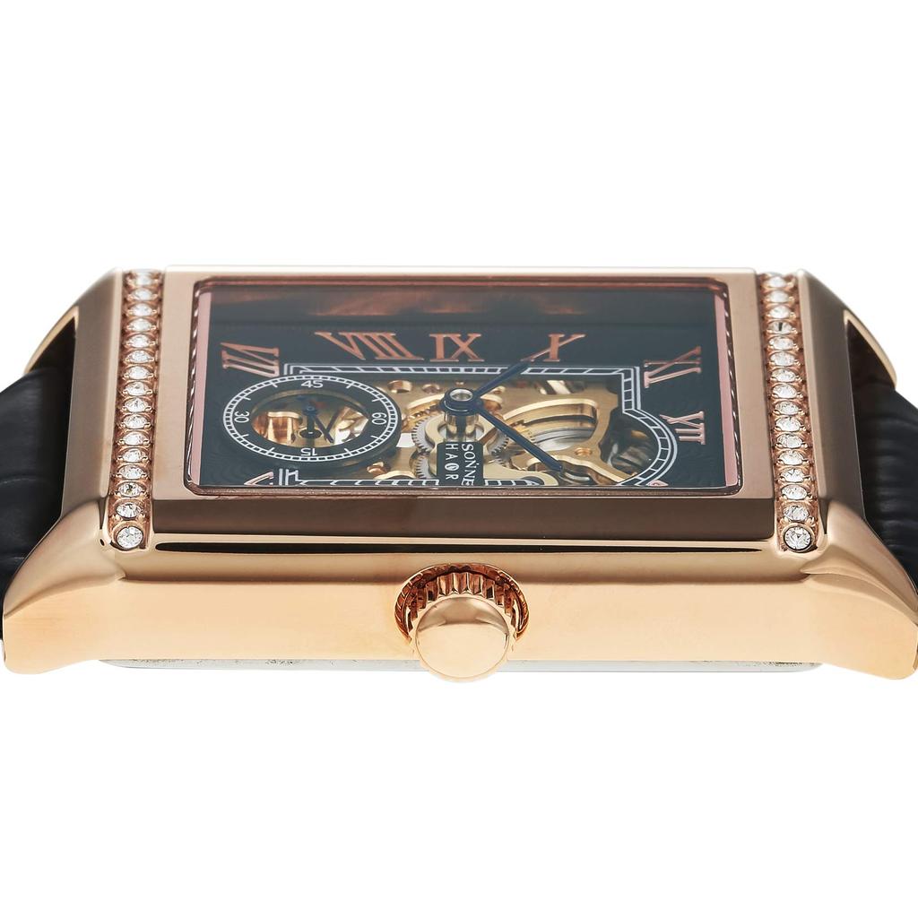 Klokke H021 Marineblå Skive Rustfritt Stål Manuelt Opptrekk 41MM Klokke H021PGZNV [Sonne] Herre