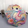 1pc Chibi Dragon Umbrella - Auto Open Close, Portable Design, 8-Rib Outdoor Umbrella, Festival Gift for Fans, Travelers & Daily Use.F027