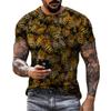 Zabawne Koszulki z Grafiką Pszczoły Letnia Moda Krótki Rękaw Męskie Damskie Koszulki 3D z Nadrukiem Miodu Casualowe Oversizeowe Koszulki Harajuku Topy