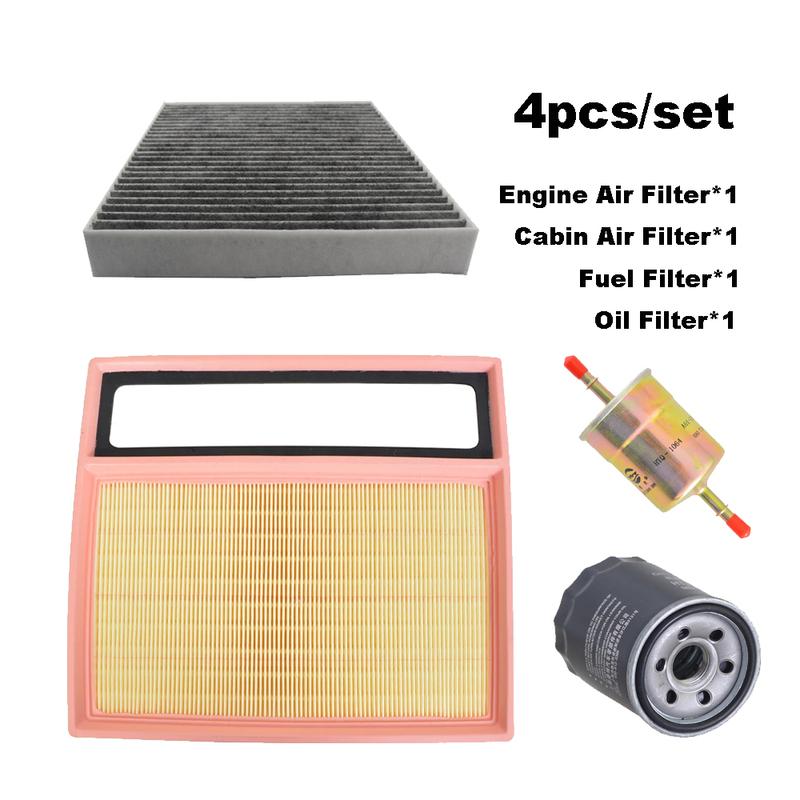 4pcs Filter Set For BYD SONG PLUS DM-i Champion 1.5L Hybrid 2024 MAX PRO Engine Cabin A/C Fresh Air Fuel Gas Oil Filter Kit