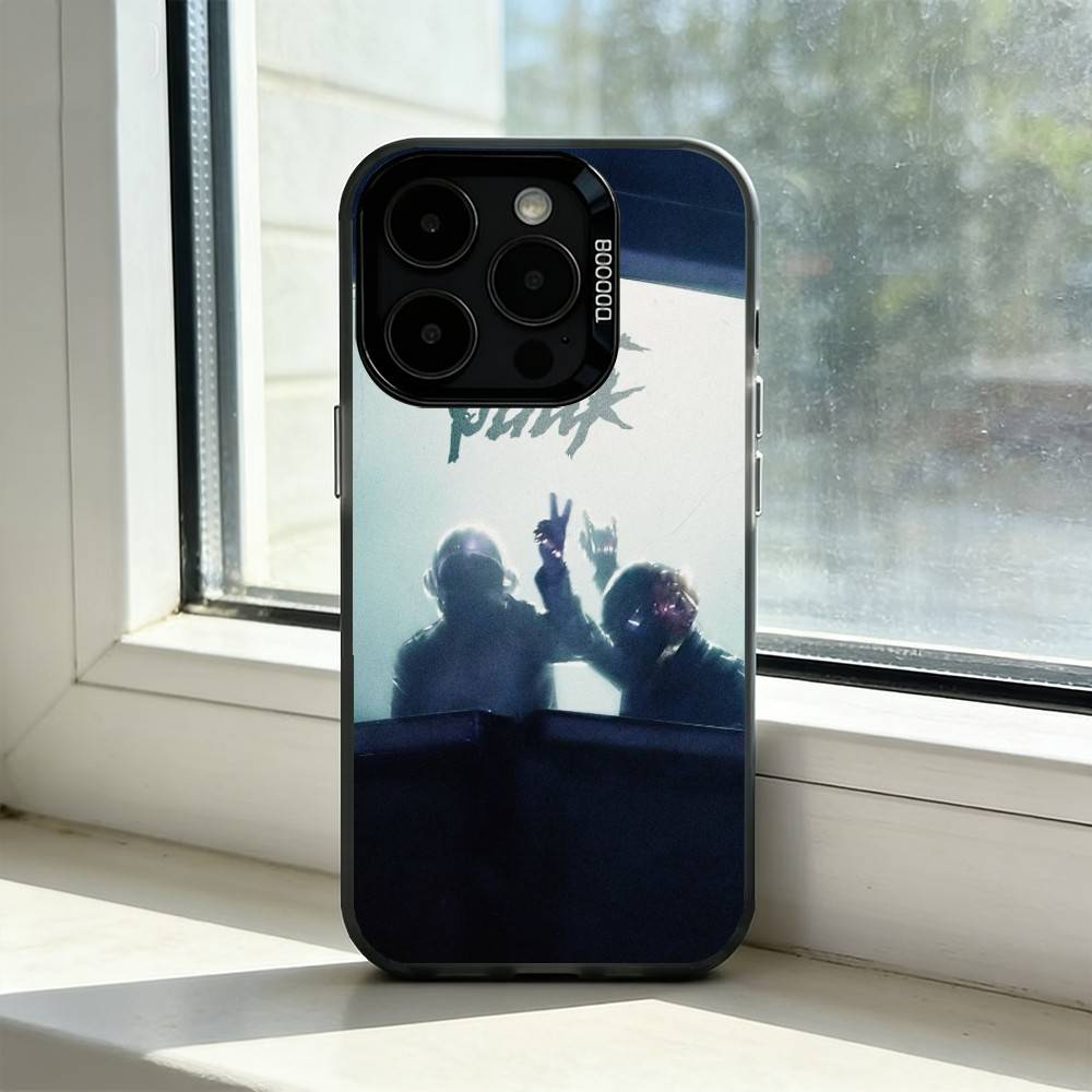 

Электронный чехол для телефона Daft Punk для iPhone 17,16,15,14,13,12,11 Plus,Pro Max,XS,Красочный Серебряный чехол для телефона Funda Cover iPhone16pro