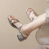One Word with Roman Sandals for Women To Wear In Summer with Skirts, Beautiful and Not Tired of High Heels