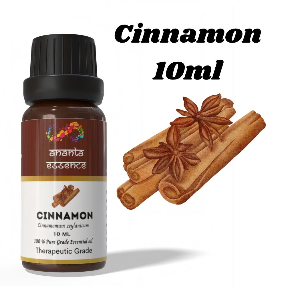 Ananta Zimt Ätherisches Öl 10 ml – Warmes würziges Aromaöl für Diffusoren, Kerzen und Raumduft