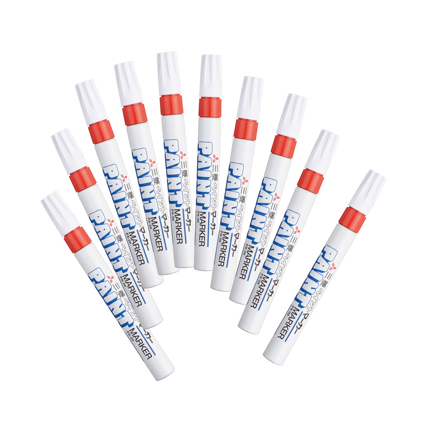 

Mitsubishi Pencil Paint Marker Medium Red 10pcs PX20.15