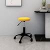 Office Chair Swivel Mustard Yellow Velvet