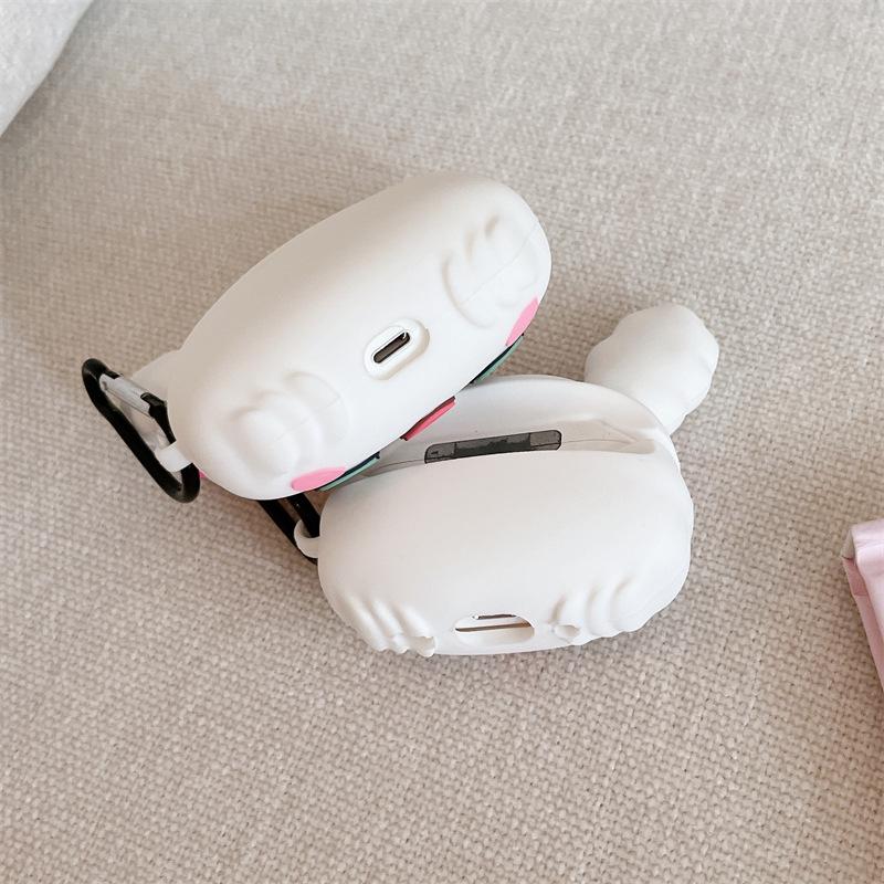 Sweetheart Ji applies to airpods4 apple bluetooth wireless earphone cover 1/2/3 generation pro2 silicone three-dimensional cute