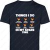 Things I Do in My Spare Time T Shirt Hang Out with Chickens Chicken Lovers Summer Fashion Casual Regular Cotton Men Clothing