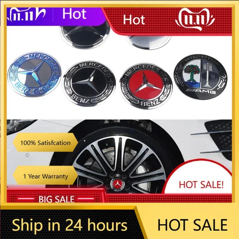 Nieuwe C200 E200 Voor Mercedes Benz 56mm Auto Wiel Naafkap Logo Sticker Accessoires Voor Mercedes benz A B C E G CLA GLK CLA
