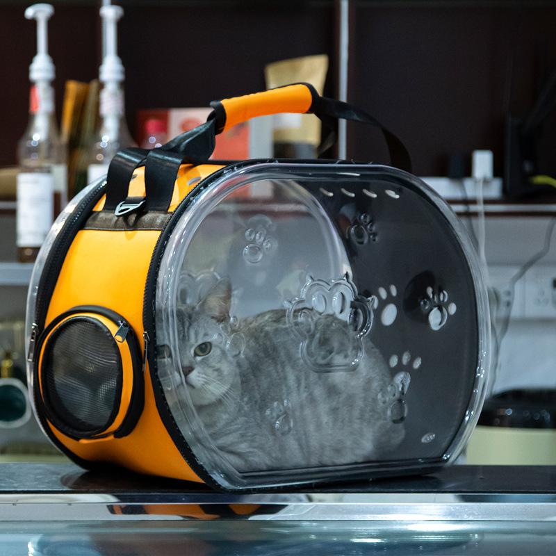 

Складная портативная сумка для домашних животных Space Capsule, сумка для кошек, новая оксфордская ткань, переносной дышащий и удобный рюкзак для кошек 42*30*25cm