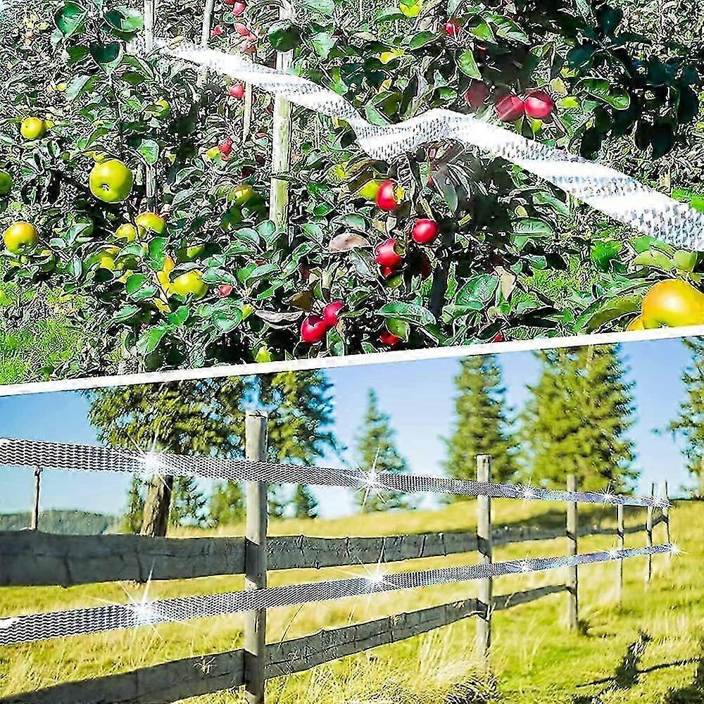 80M Reflective Bird Repellent Tape - 4.8CM Garden Pigeon Deterrent