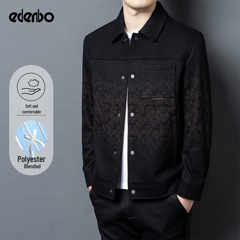 

Edenbo Men s Geometric Lapel Knit Jacket 2XL